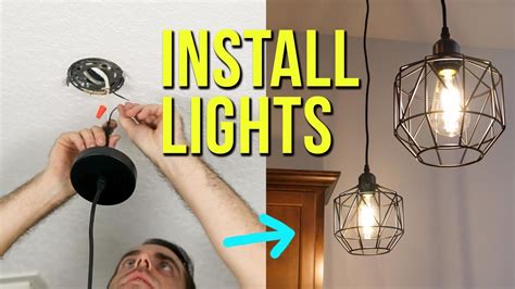 install light fixture no electrical box|light fixtures without electrical outlet.